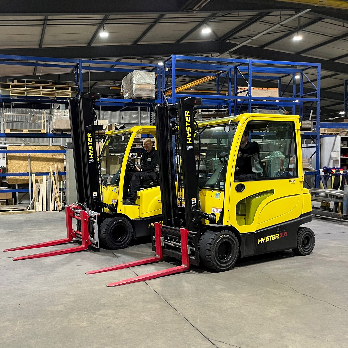 Falco Boosts Environmental Credentials with the Purchase of New Electric Fork Trucks